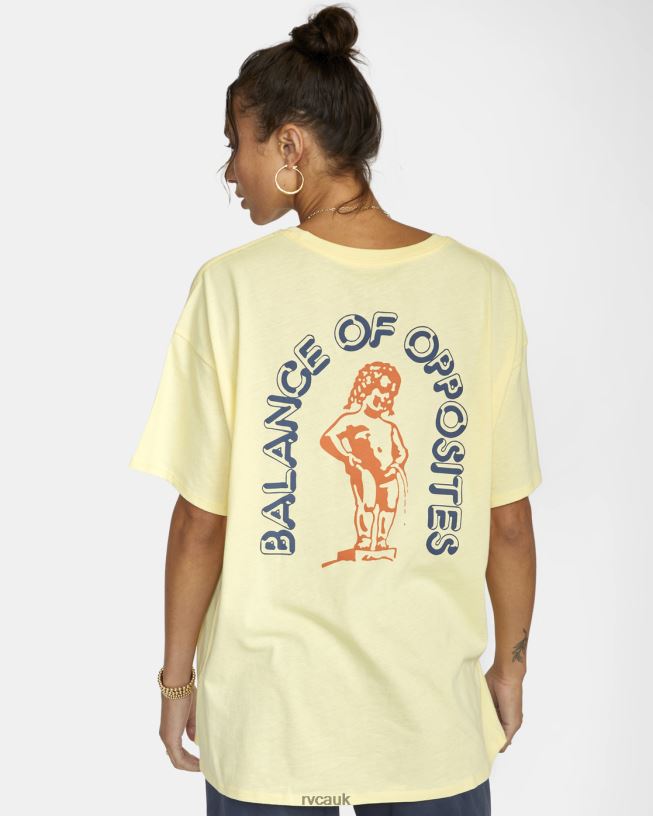lemon meringue Cherub Graphic Tee Women L888X1716 RVCA Clothing