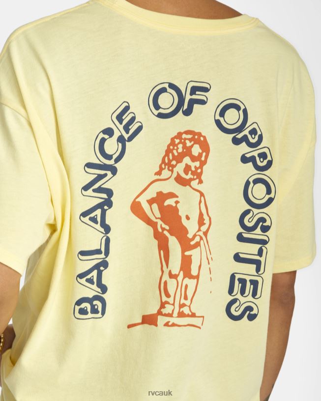 lemon meringue Cherub Graphic Tee Women L888X1716 RVCA Clothing