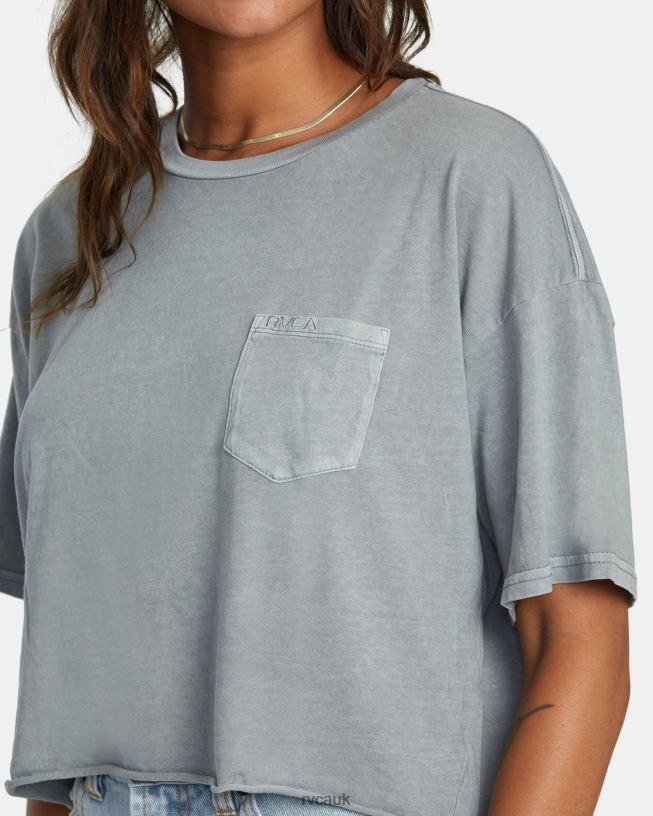 monument PTC Pocket Tee Women L888X1092 RVCA Clothing