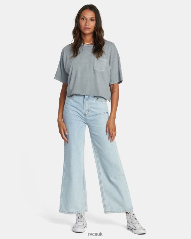 monument PTC Pocket Tee Women L888X1092 RVCA Clothing