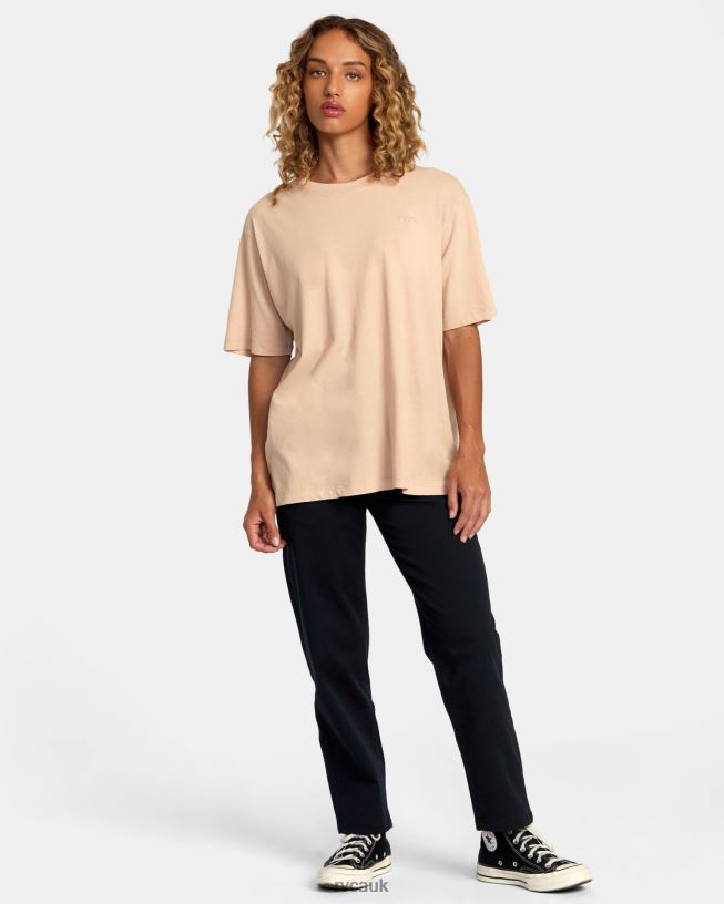 nude PTC Anyday T-Shirt Women L888X1352 RVCA Clothing