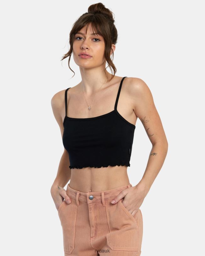 rvca black All That Tank Top Women L888X1414 RVCA Clothing