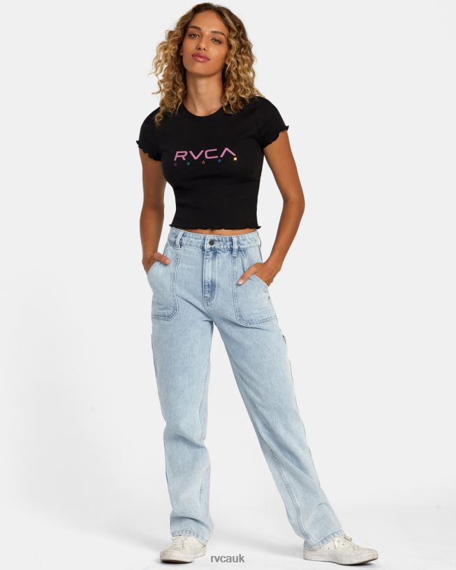 rvca black Balance Tee Women L888X1111 RVCA Clothing