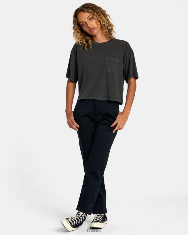 rvca black PTC Tee Women L888X1175 RVCA Clothing