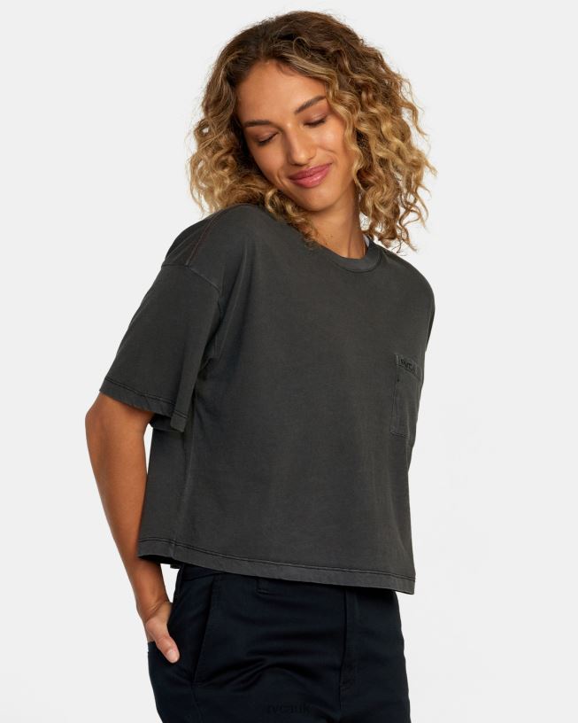 rvca black PTC Tee Women L888X1175 RVCA Clothing