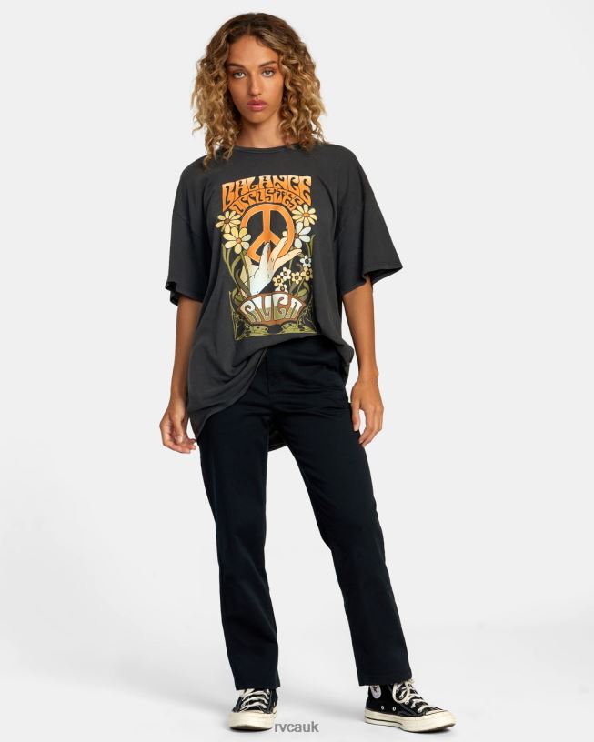 rvca black Uprising Tee Women L888X1192 RVCA Clothing