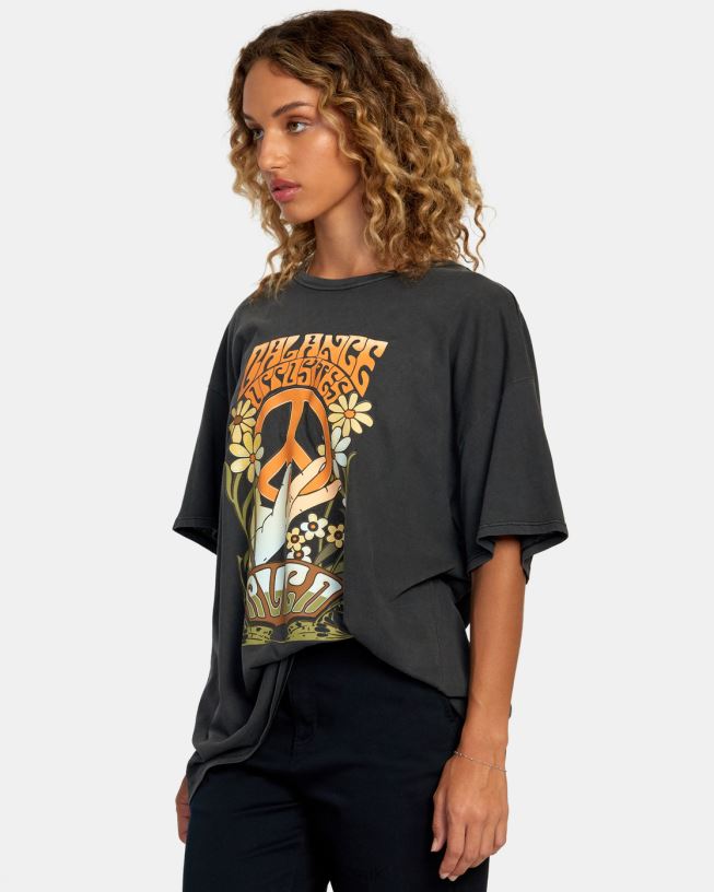 rvca black Uprising Tee Women L888X1192 RVCA Clothing