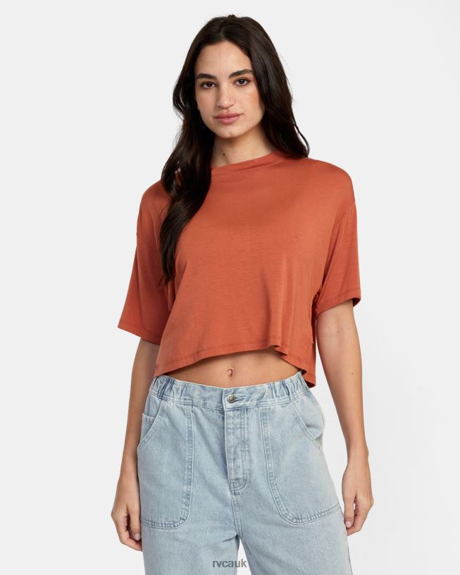 sandlewood Hooky Tee Women L888X1354 RVCA Clothing