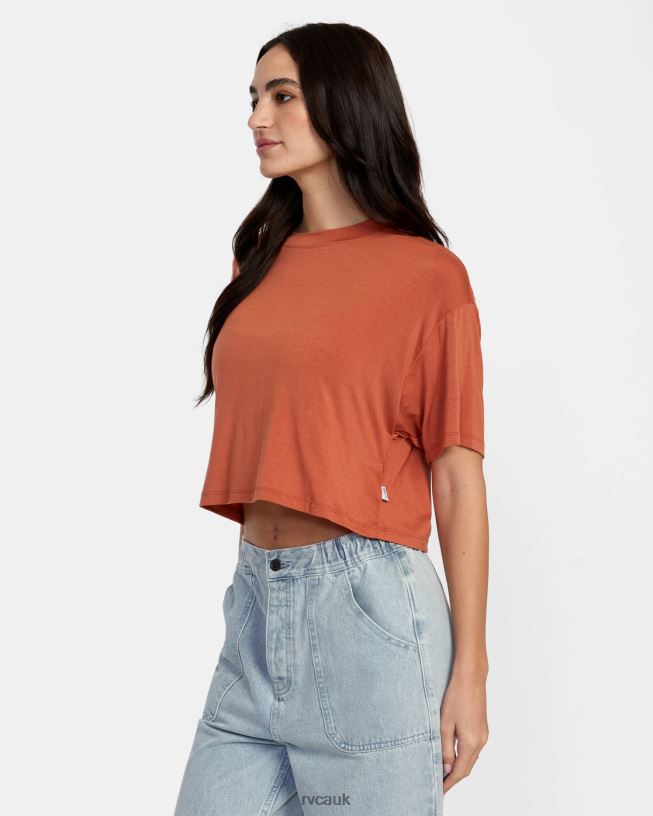 sandlewood Hooky Tee Women L888X1354 RVCA Clothing