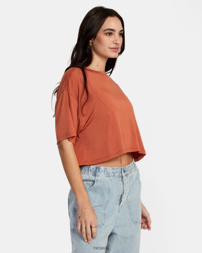 sandlewood Hooky Tee Women L888X1354 RVCA Clothing