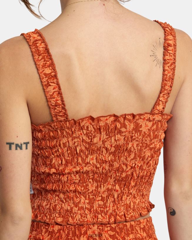 sandlewood Terrace Tank Top Women L888X1345 RVCA Clothing