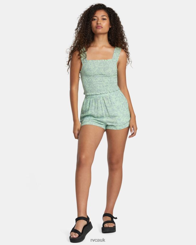 seafoam Terrace Eco Tank Top Women L888X1127 RVCA Clothing