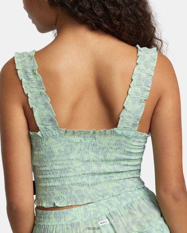 seafoam Terrace Eco Tank Top Women L888X1127 RVCA Clothing