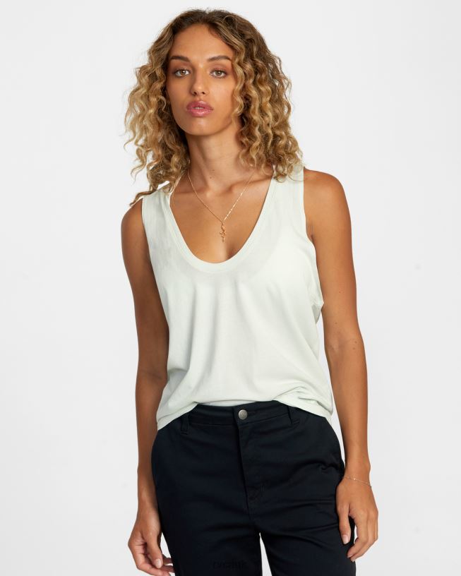 sky blue Minted Tank Top Women L888X1197 RVCA Clothing