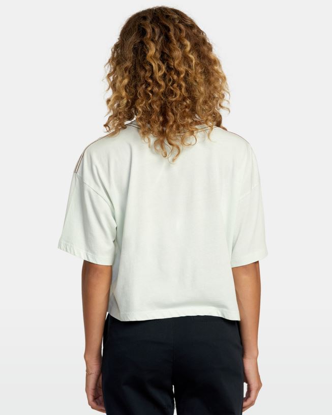 sky blue PTC Tee Women L888X1174 RVCA Clothing