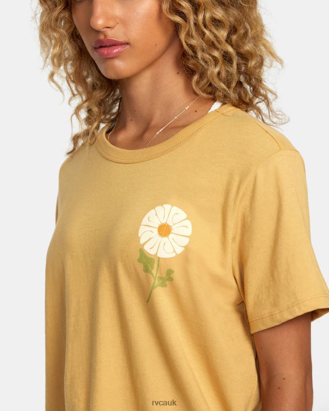 straw Essential Tee Women L888X1218 RVCA Clothing
