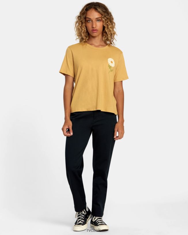 straw Essential Tee Women L888X1218 RVCA Clothing