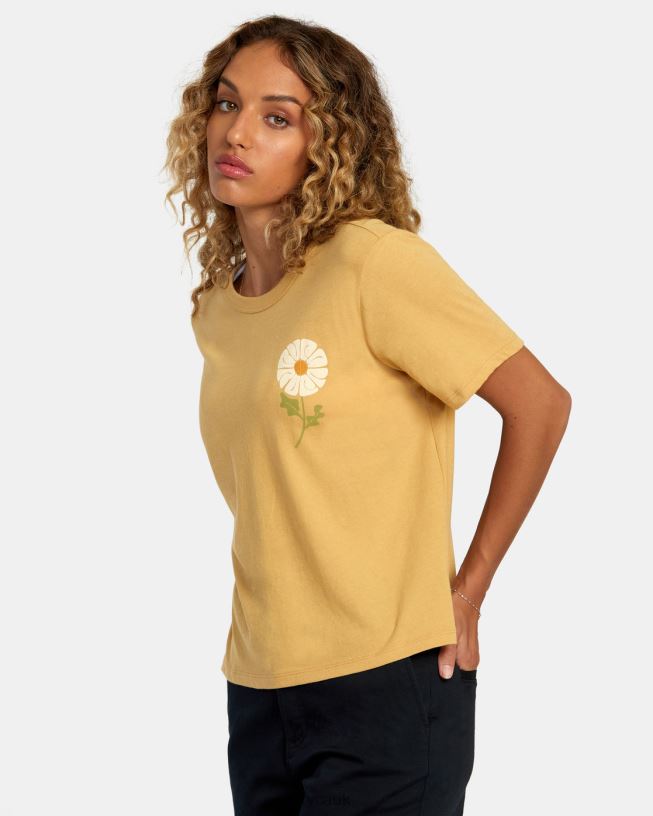 straw Essential Tee Women L888X1218 RVCA Clothing