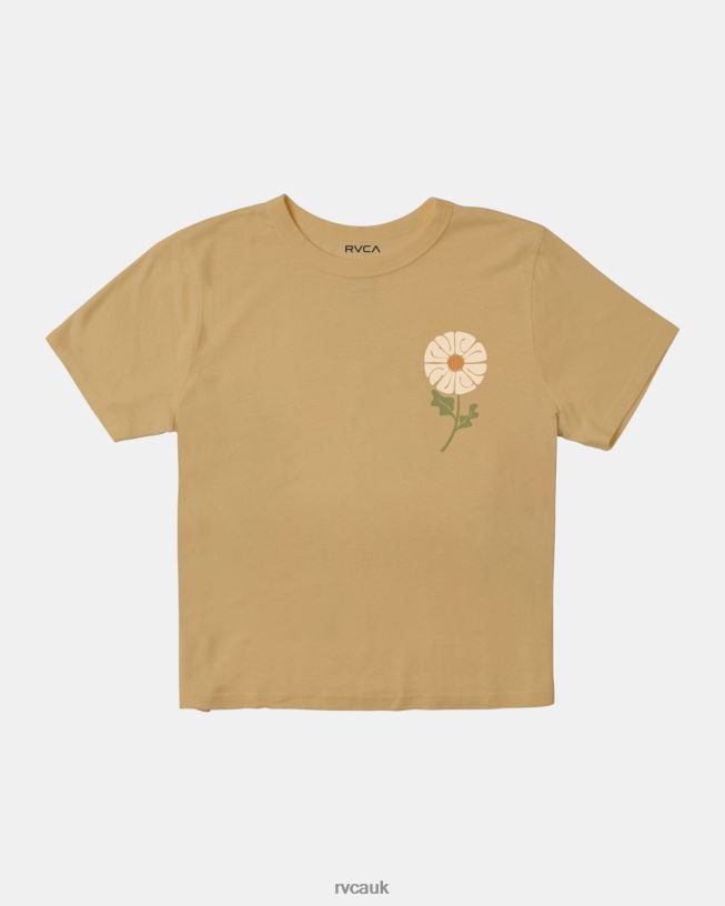 straw Essential Tee Women L888X1218 RVCA Clothing
