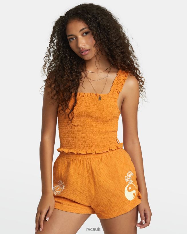tangerine Terrace Tank Top Women L888X1088 RVCA Clothing