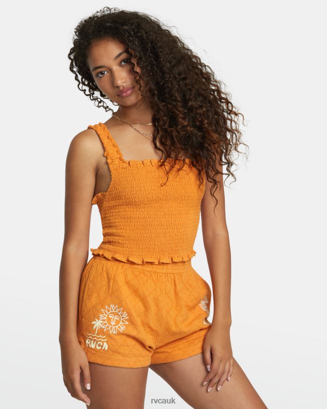 tangerine Terrace Tank Top Women L888X1088 RVCA Clothing