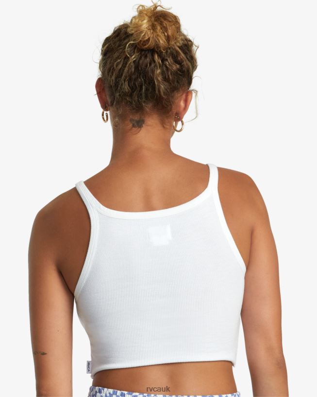 whisper white Slide Tank Top Women L888X1081 RVCA Clothing
