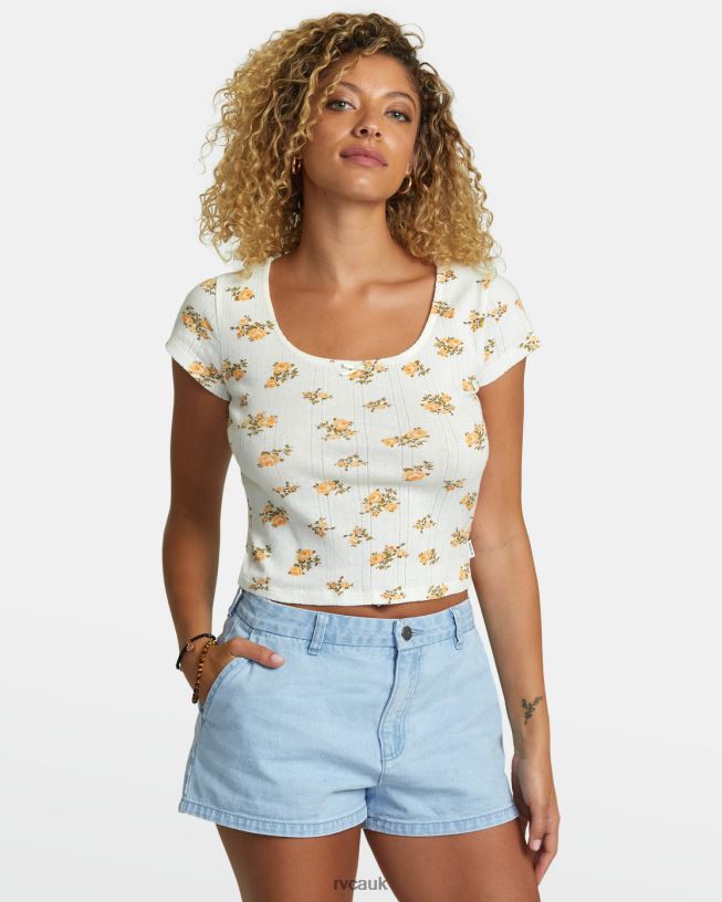 whisper white Sweet Tee Women L888X1186 RVCA Clothing