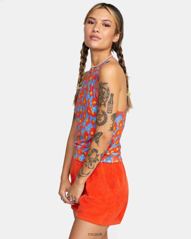 cobalt Rave Tank Top Women L888X1552 RVCA Clothing
