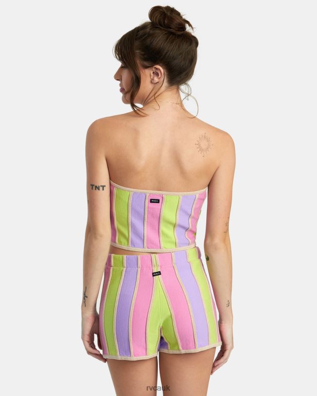 multi Upswing Crop Top Women L888X1376 RVCA Clothing