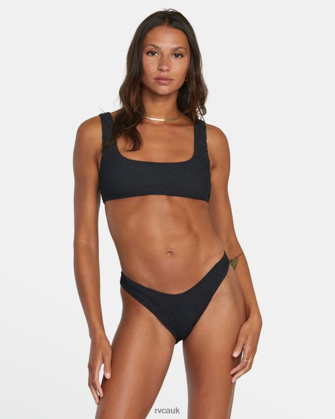 black Grooves French Bikini Bottoms Women L888X1090 RVCA Swim