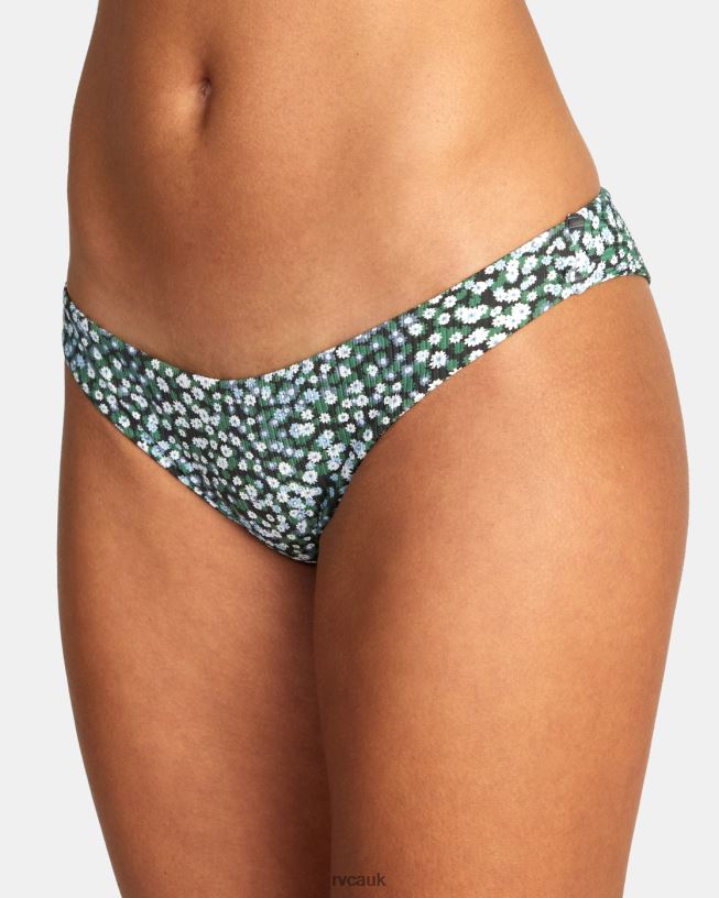 blue dust Daisy Jane Cheeky Bikini Bottoms Women L888X1695 RVCA Swim