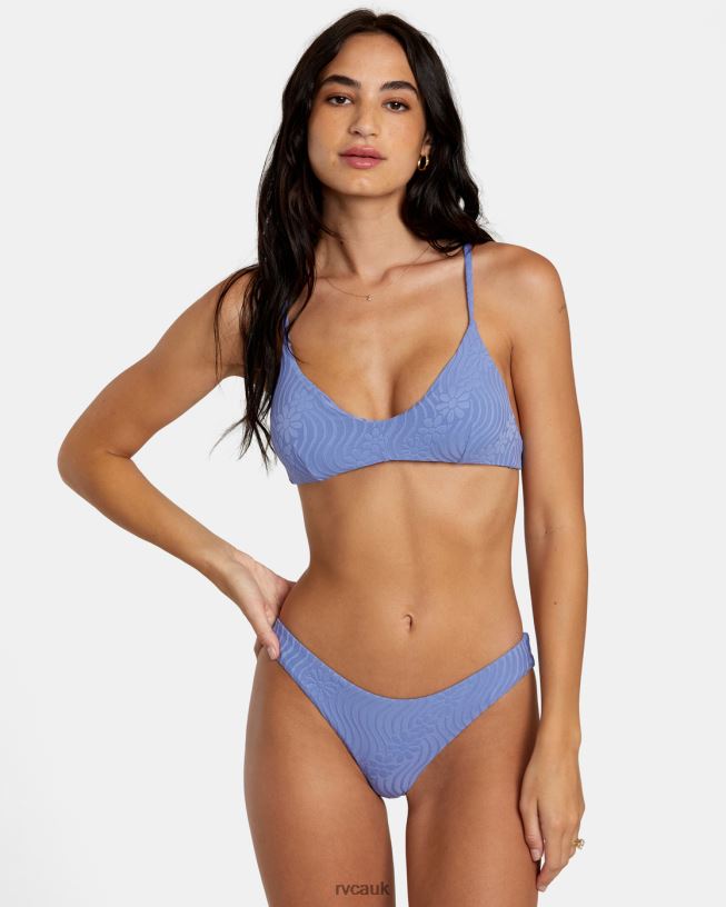 coast Dazed Shimmer Cheeky Bikini Bottoms Women L888X1132 RVCA Swim