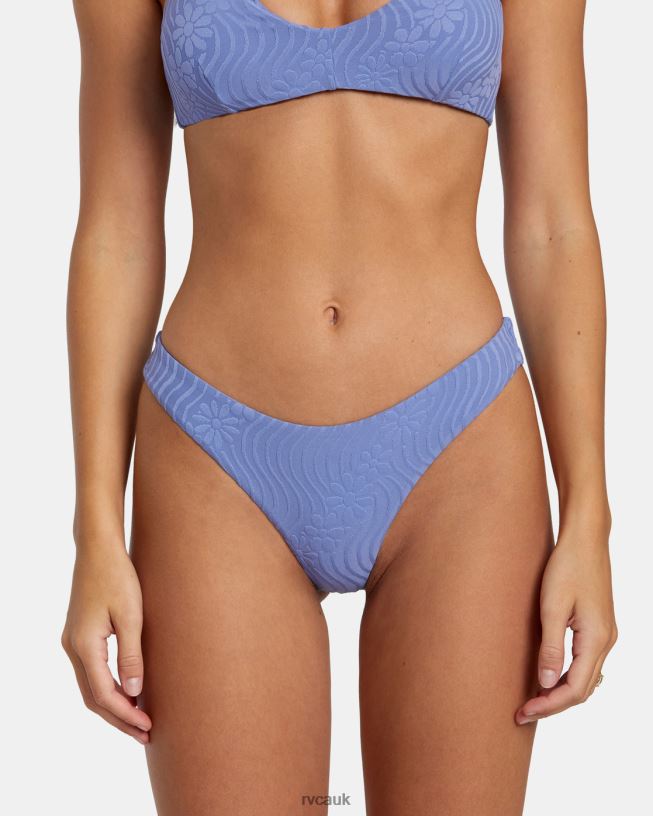 coast Dazed Shimmer Cheeky Bikini Bottoms Women L888X1132 RVCA Swim