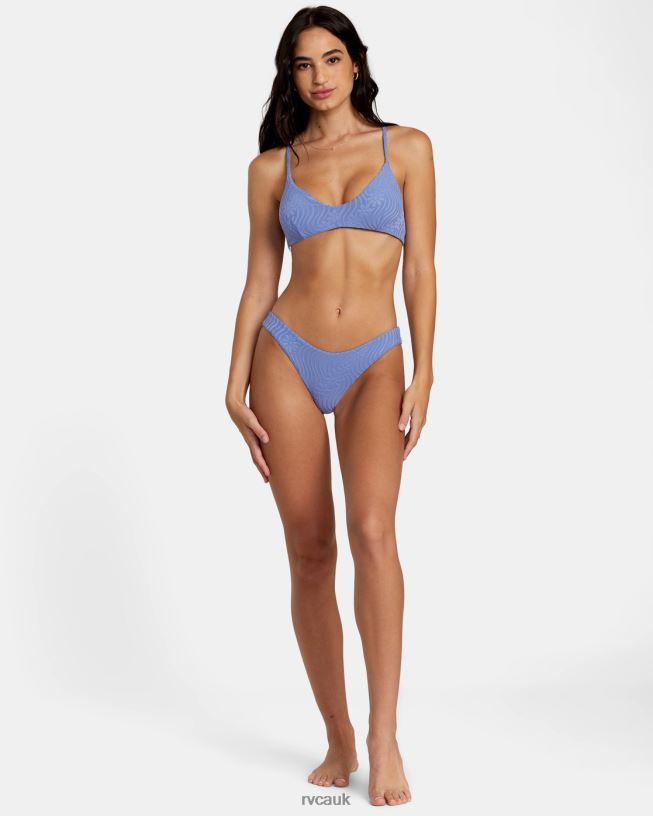 coast Dazed Shimmer Cheeky Bikini Bottoms Women L888X1132 RVCA Swim