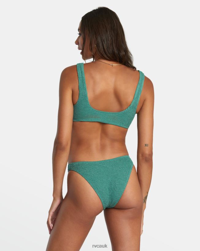 dusky green Grooves French Bikini Bottoms Women L888X1348 RVCA Swim