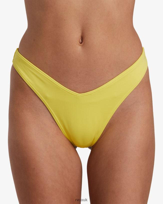 guava Solid Medium Bikini Bottoms Women L888X1409 RVCA Swim