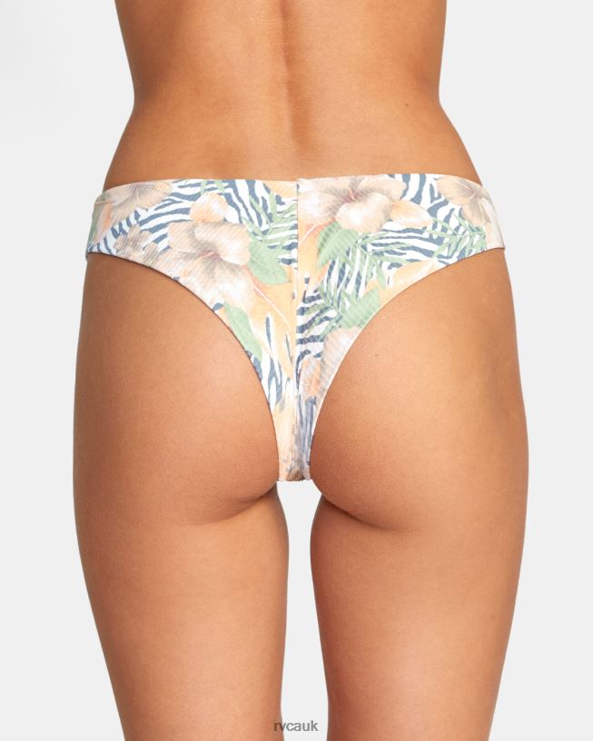 multi Bazaar Cheeky Bikini Bottoms Women L888X1517 RVCA Swim