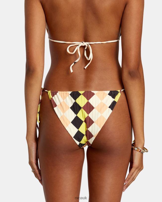 multi Greenpacha Breeze Slide Tie Medium Bikini Bottoms Women L888X1121 RVCA Swim
