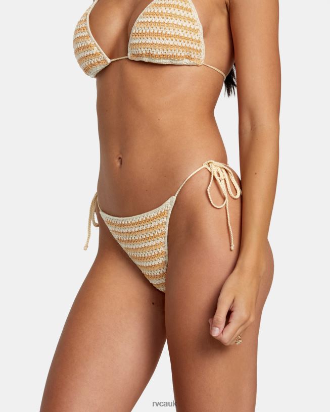 multi Greenpacha Flor Side Tie Cheeky Bikini Bottoms Women L888X1168 RVCA Swim