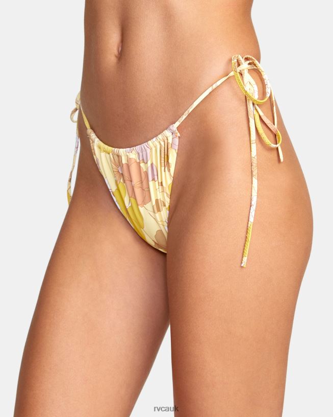 multi Haze Slide Tie Side Bikini Bottoms Women L888X1512 RVCA Swim