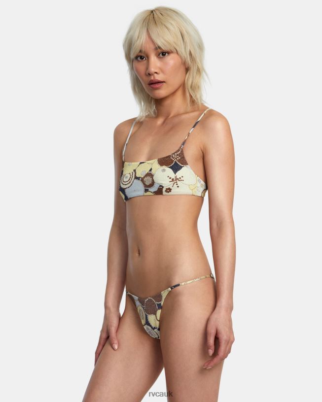 multi Retro Rowe Skimpy Bikini Bottoms Women L888X1658 RVCA Swim