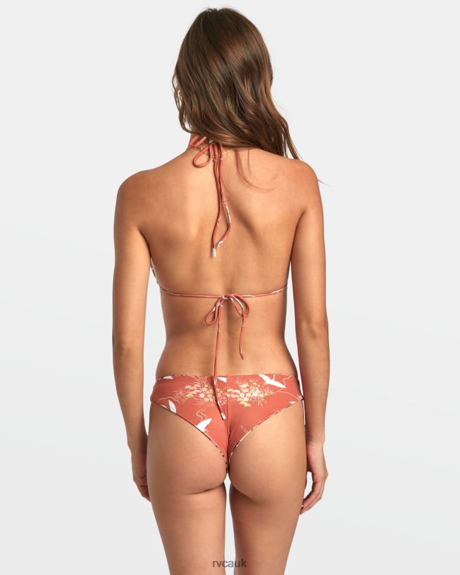 multi Tossed Reversible Cheeky Bikini Bottoms Women L888X1424 RVCA Swim