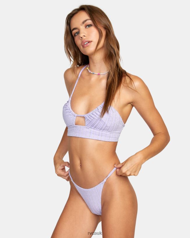 violet Stardust French Bikini Bottoms Women L888X1470 RVCA Swim