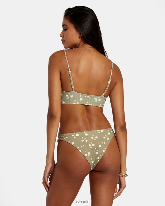 aloe Decoupage Crop Bikini Top Women L888X1203 RVCA Swim
