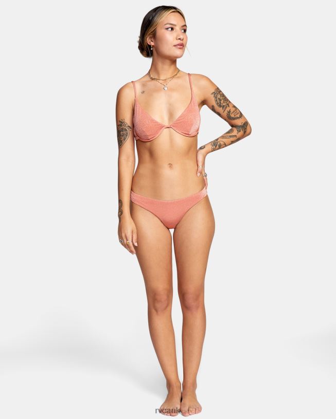 apricot Strata Underwire Bikini Top Women L888X1690 RVCA Swim
