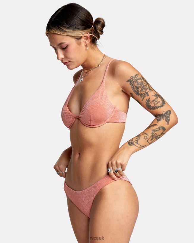 apricot Strata Underwire Bikini Top Women L888X1690 RVCA Swim