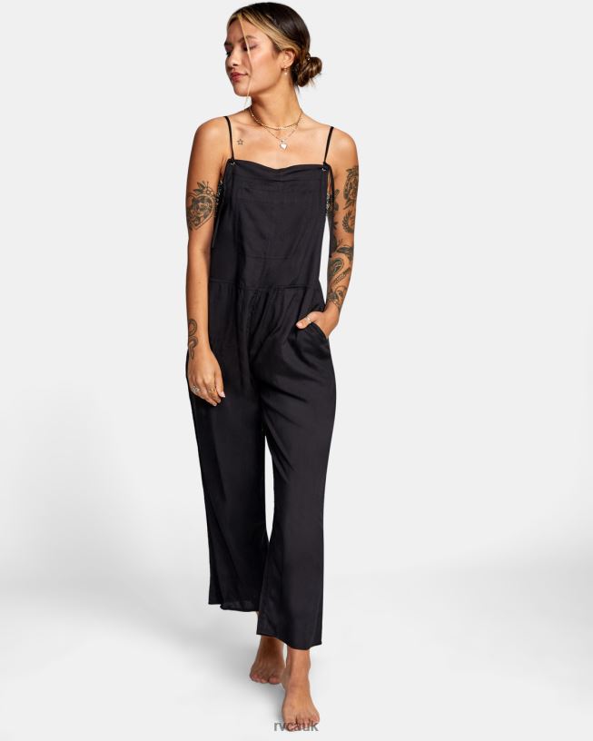 true black Zula Jumper Cover-Up Women L888X1299 RVCA Swim